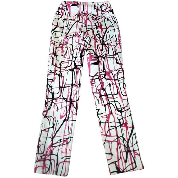 Swing Control Pants - Swing Control Golf Pants Women's Paint Splatter Geometric Pants Size 0